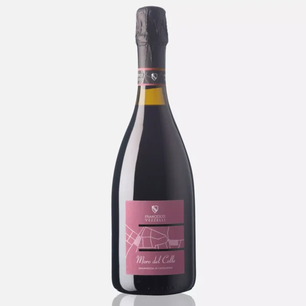Moro del Colle Lambrusco Grasparossa di Castelvetro DOC – Intense & Velvety Sparkling Red Wine